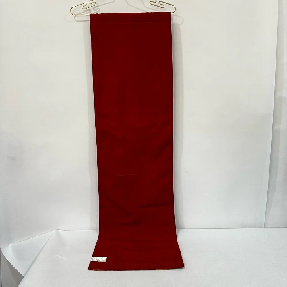 Inspired Treasures Embroidery Elegant Burnt Orange Table Runner